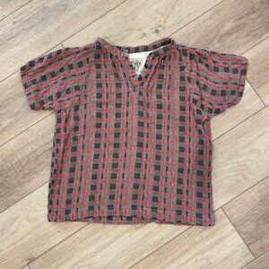 Ace & Jig Booker Blouse Short Sleeve in Twine Small